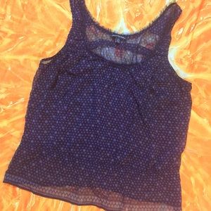 Adorable sheer tank blouse